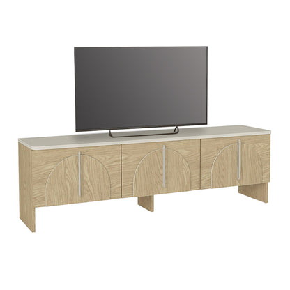 Έπιπλο Τηλεόρασης Rebel Χρώμα Rota Oak - Sandstone 150x35x45