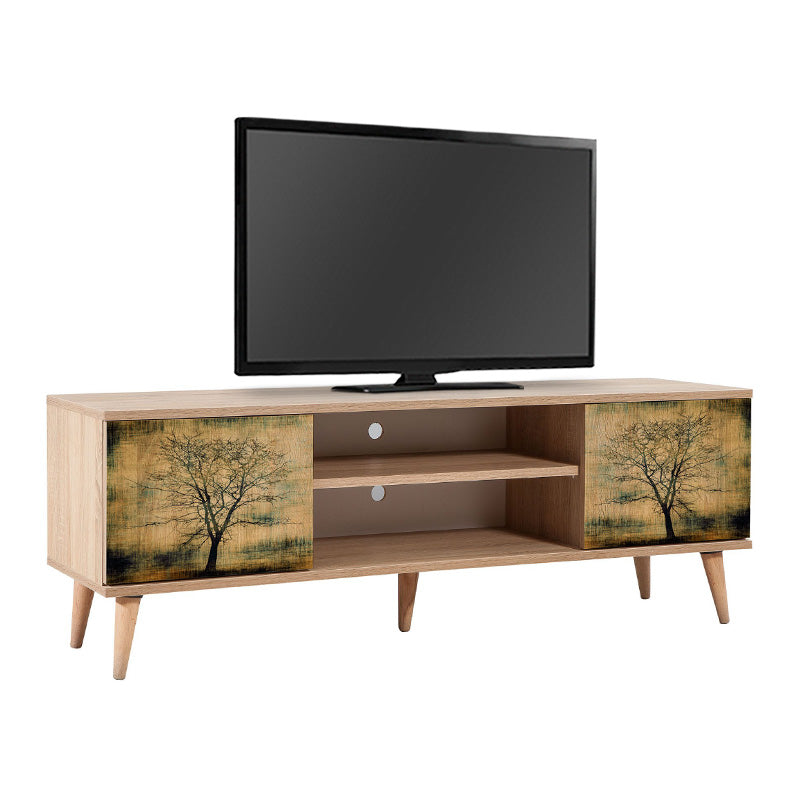 Έπιπλο Τηλεόρασης Soho από Μελαμίνη Χρώμα Sonoma 140x40x50