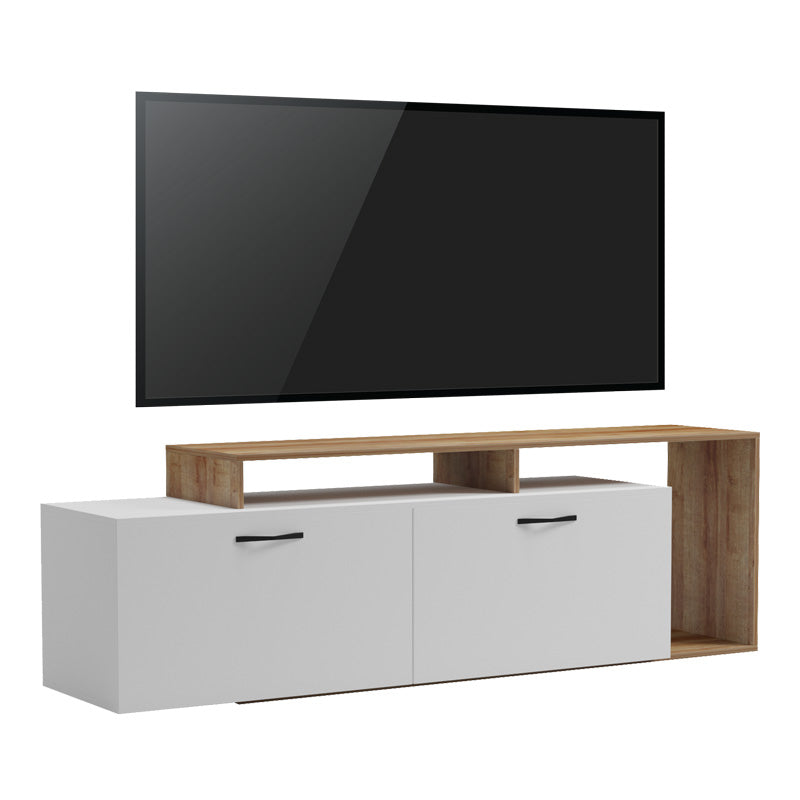 Έπιπλο Τηλεόρασης Tobler σε Oak- Λευκή Απόχρωση 170x40x53