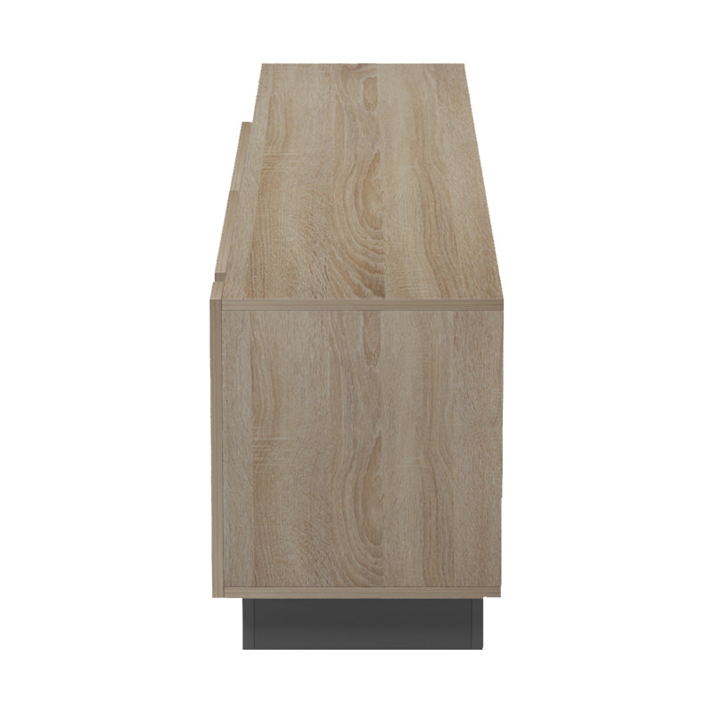 Έπιπλο Τηλεόρασης με LED Vario Sonoma - Ανθρακί 185.6x35x45