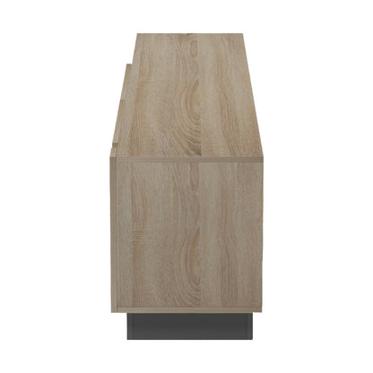 Έπιπλο Τηλεόρασης με LED Vario Sonoma - Ανθρακί 185.6x35x45
