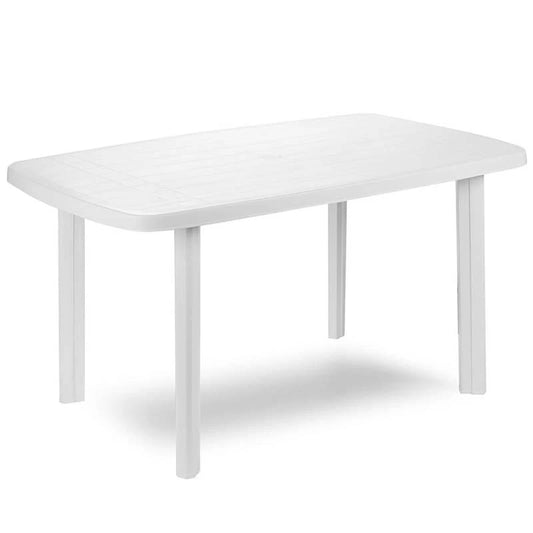 Τραπέζι Κήπου Faro Από Πολυπροπυλένιο Σε Χρώμα Λευκό 137X85X72