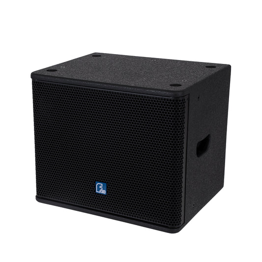 FDB ES110SA 98006 Facilities Speaker - Ενεργό Αυτοενισχυόμενο Ηχείο Subwoofer Εγκαταστάσεων Επιδαπέδιο με Ψηφιακό Ενισχυτή BA1.3 AC 220V/50-60Hz - 300W RMS (600W Peak) - 1 x 10" Inches LF - IP20 - Μαύρο - Μ44.5 x Π36.5 x Υ37.5