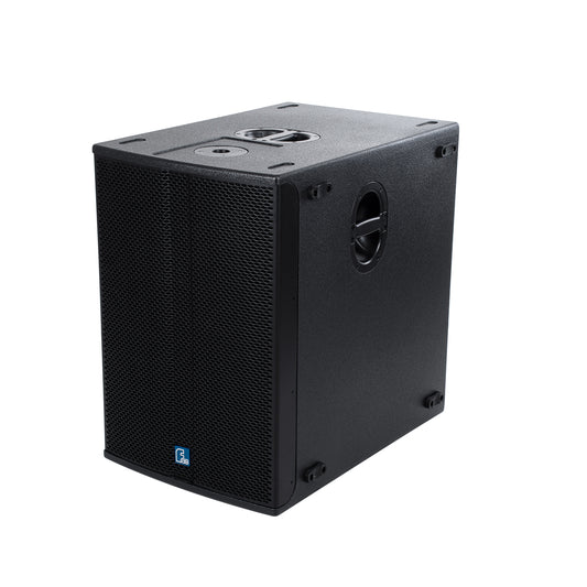 FDB K118BAS 98028 Επιδαπέδιο Ενεργό Αυτοενισχυόμενο PA Subwoofer Κολωνάτο Σύστημα με Ψηφιακό Ενισχυτή DSP SA2.68 AC 220V/50-60Hz - 600W RMS/4Ω + 600W RMS/4Ω (2400W Peak) - 1 x 18" Inches LF - IP20 - Μαύρο - Μ47.5 x Π71 x Υ70
