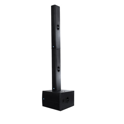 FDB K806 98027 PA Speaker - Παθητικό Ηχείο Column Κολωνάτο Επιτοίχιο & Επιδαπέδιο 6Ω - 480W RMS (1920W Peak) - 6 x 6" Inches Mid & 2 x 1.7" Inches HF - IP20 - Μαύρο - Μ15.8 x Π24.2 x Υ129