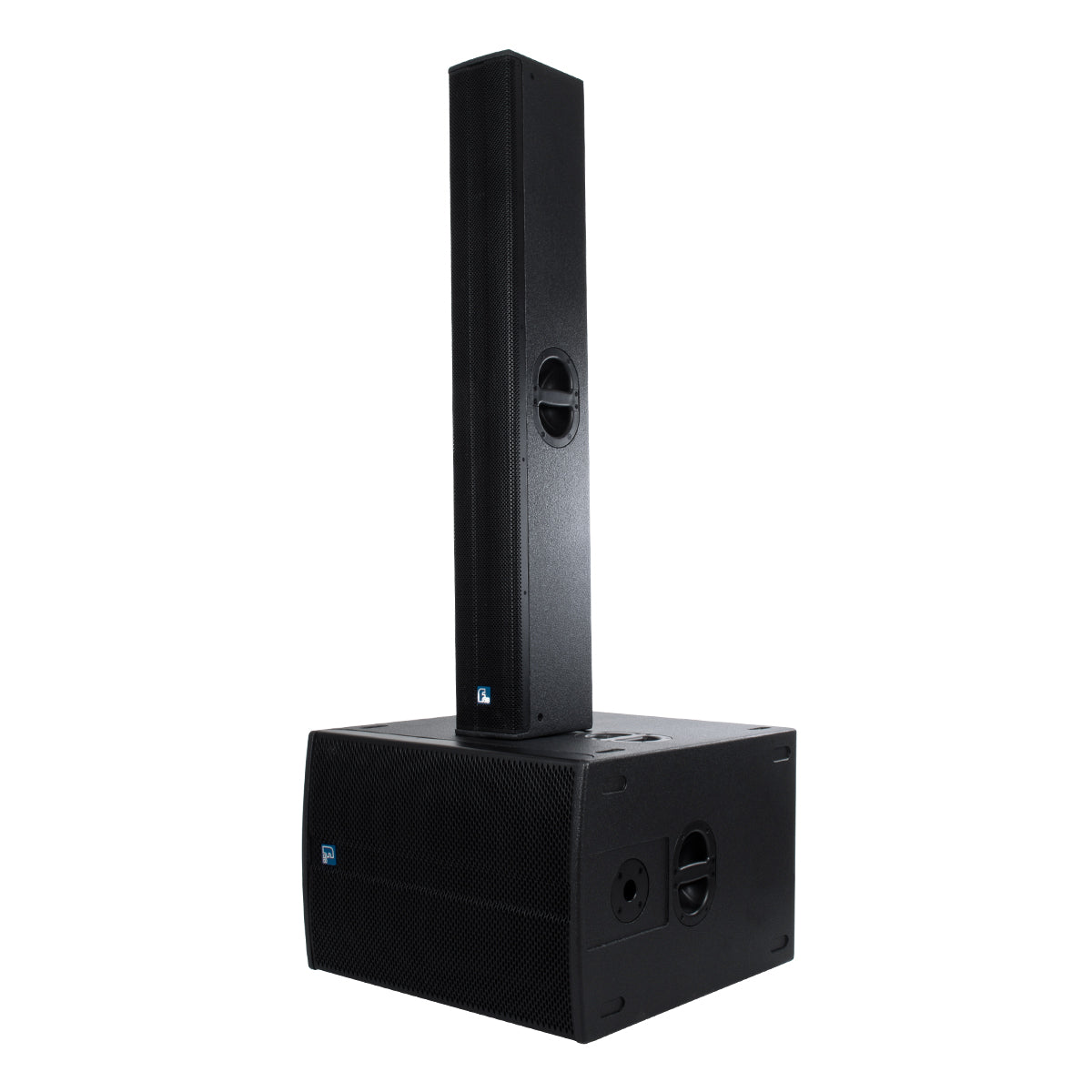 FDB K806 98027 PA Speaker - Παθητικό Ηχείο Column Κολωνάτο Επιτοίχιο & Επιδαπέδιο 6Ω - 480W RMS (1920W Peak) - 6 x 6" Inches Mid & 2 x 1.7" Inches HF - IP20 - Μαύρο - Μ15.8 x Π24.2 x Υ129