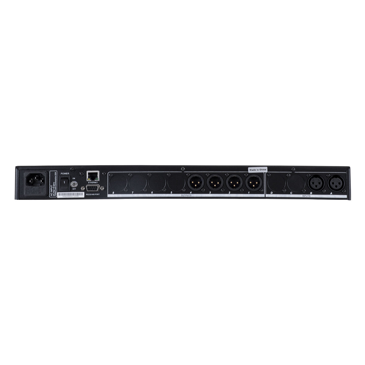 FDB US2403 98020 Audio Processor - Επαγγελματικός Επεξεργαστής Ήχου 2in & 4out - 32-bit DSP SHARC Processor - Frequency Response 20Hz-20Khz DR115DBu - AC 220V/50-60Hz - IP20 - Μαύρο - Μ48.2 x Π20.5 x Υ4.4