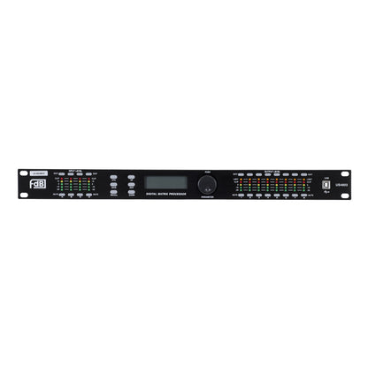 FDB US4803 98021 Audio Processor - Επαγγελματικός Επεξεργαστής Ήχου 4in & 8out - 32-bit DSP SHARC Processor - Frequency Response 20Hz-20Khz DR115DBu - AC 220V/50-60Hz - IP20 - Μαύρο - Μ48.2 x Π20.5 x Υ4.4