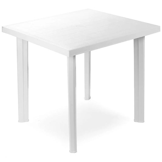 Τραπέζι Κήπου Fiocco Από Πολυπροπυλένιο Σε Χρώμα Λευκό 80X75X72