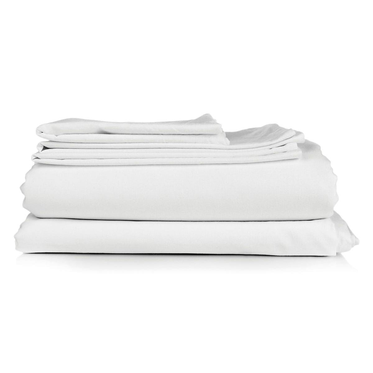 Παπλωματοθήκη Ξενοδοχείου King Size 5-Star 300tc Satin 100% Cotton 270x250εκ Λευκό