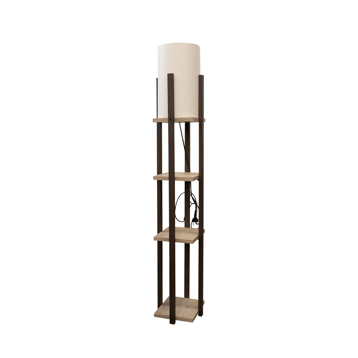 FLT 6326 # BWL ΔΑΠΕΔΟΥ KAΦΕ ΜΕ 3 ΡΑΦΙΑ MDF Φ23.5x134