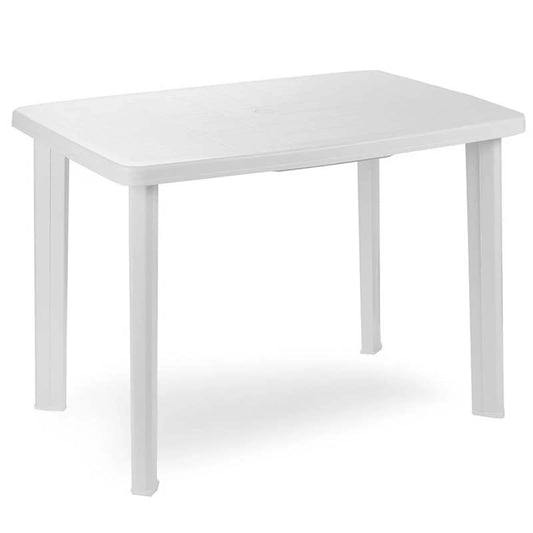 Τραπέζι Κήπου Faretto Από Πολυπροπυλένιο Σε Χρώμα Λευκό 100X68X72