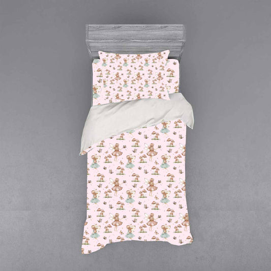 Παιδικό Σεντόνι με Λάστιχο 1x(105x200+30εκ) + 1x(52x72εκ) Fairy Girl