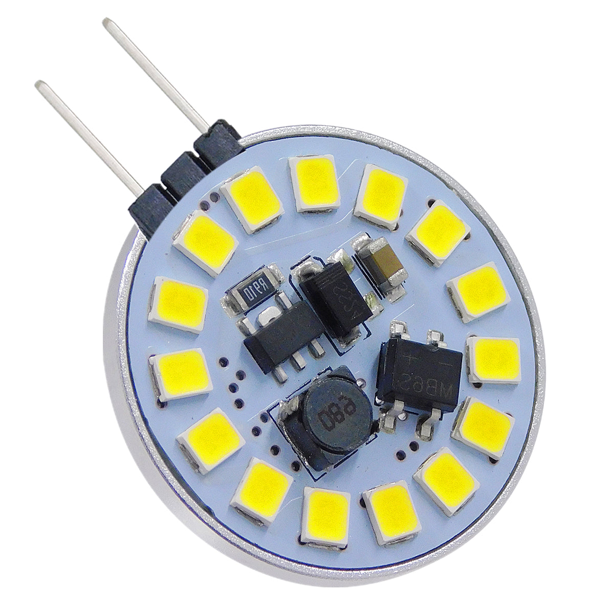 G4SIDE 76104 Λάμπα G4 LED 3W 330lm 120° DC 12-24V IP20 Ψυχρό Λευκό 6000K Dimmable - Sanan SMD Chip - Side Pin - Μ2.9 x Π2.9 x Υ0.8