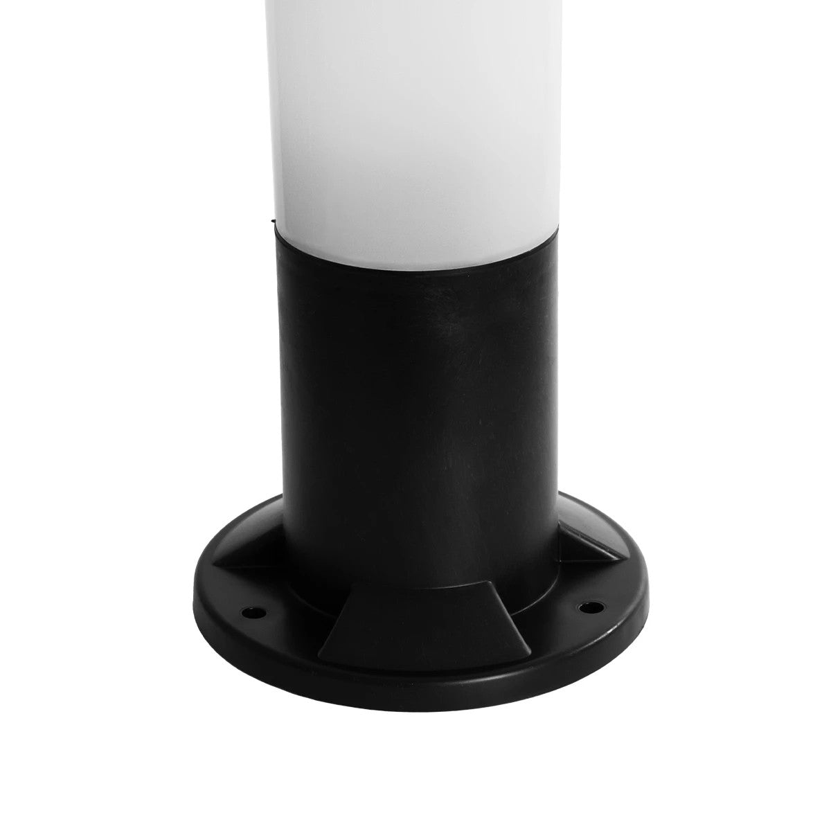 GARDENIO 203-0249 Μοντέρνο Επιδαπέδιο Φωτιστικό Κολωνάκι Κήπου Μονόφωτο 1 x E27 IP44 Μαύρο Πλαστικό - Μ15 x Π15 x Υ31