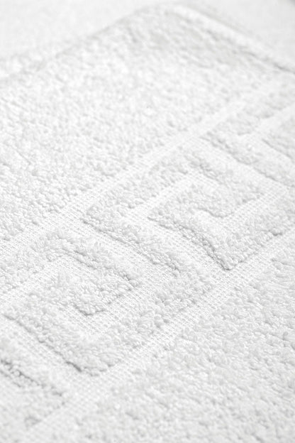 Πετσέτα Προσώπου Ξενοδοχείου Gentle 500gsm Greek Border Art Ε3008 100% Cotton 50x95εκ Λευκό