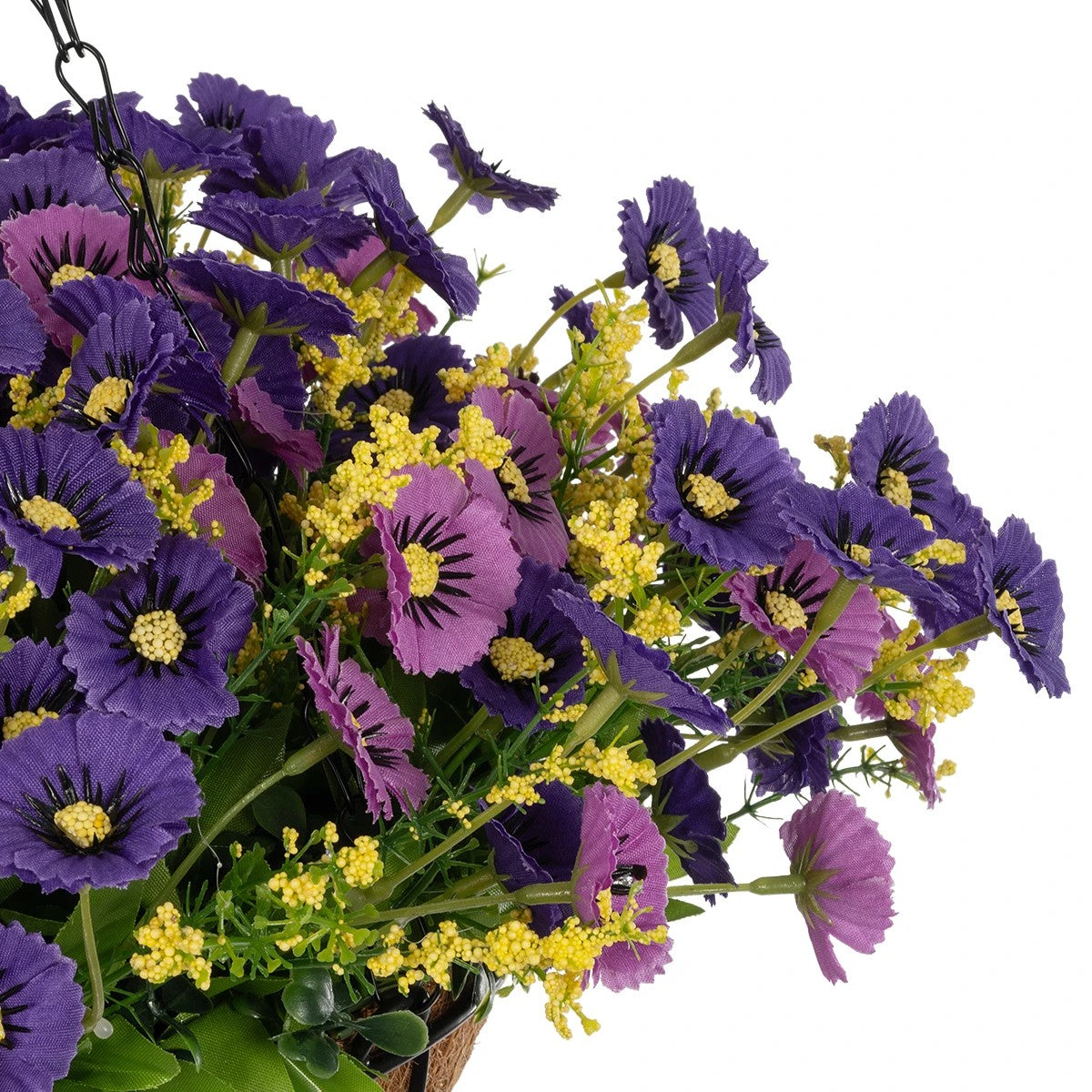 GERBERA HANGING PLANT 20637 Τεχνητό Κρεμαστό Διακοσμητικό Φυτό Ζέρμπερας Μ40 x Π40 x Y46