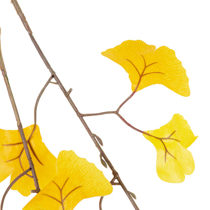 GINKGO BRANCH 20229 10 x Τεχνητά Διακοσμητικά Κλαδία Γκίγκο Π50 x Υ65cm