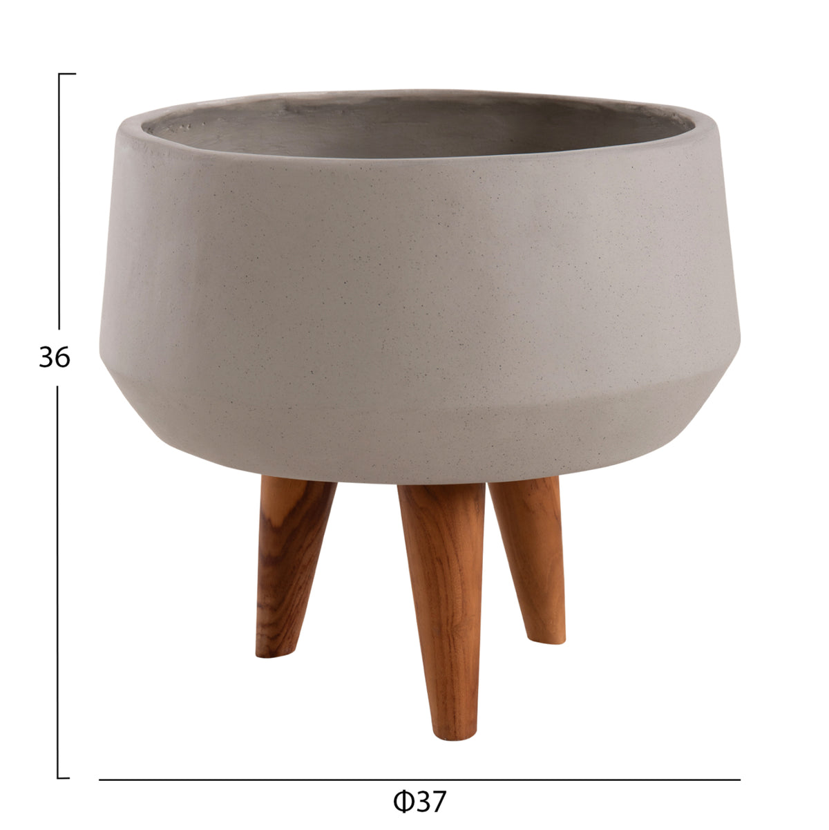 ΓΛΑΣΤΡΑ ΕΣΩΤ. ΧΩΡΟΥ QUAN FIBER CEMENT ΓΚΡΙ ΒΑΣΗ TEAK Φ37x36