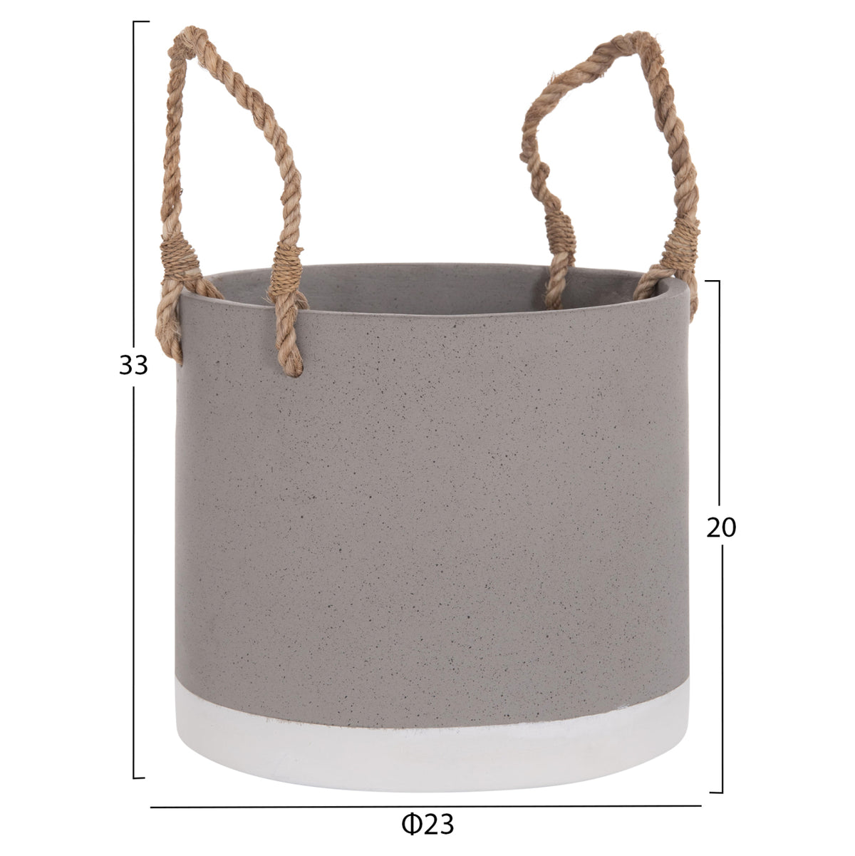 ΓΛΑΣΤΡΑ ΕΣ. ΧΩΡΟΥ TRYLL FIBER CEMENT ΓΚΡΙ & ΣΧΟΙΝΙ Φ23x20