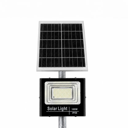 HELIOS-280 GLB-000-0001 Galvanized Metal Lighting Pole for Outdoor Photovoltaic Floodlight - Silver Galvanized - L35 × W25 × H280