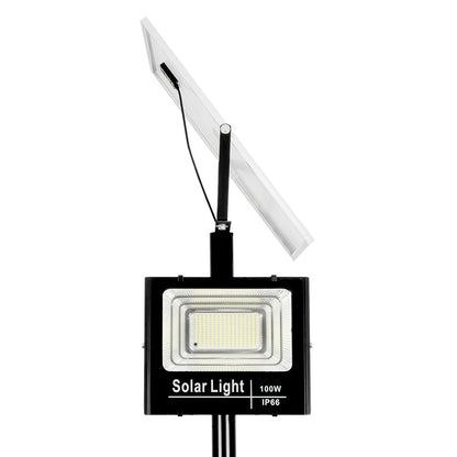 HELIOS-280 GLB-000-0002 Galvanized Steel Lighting Pole for Outdoor Solar Floodlight - RAL 9005 Matte Black - L35 × W25 × H280