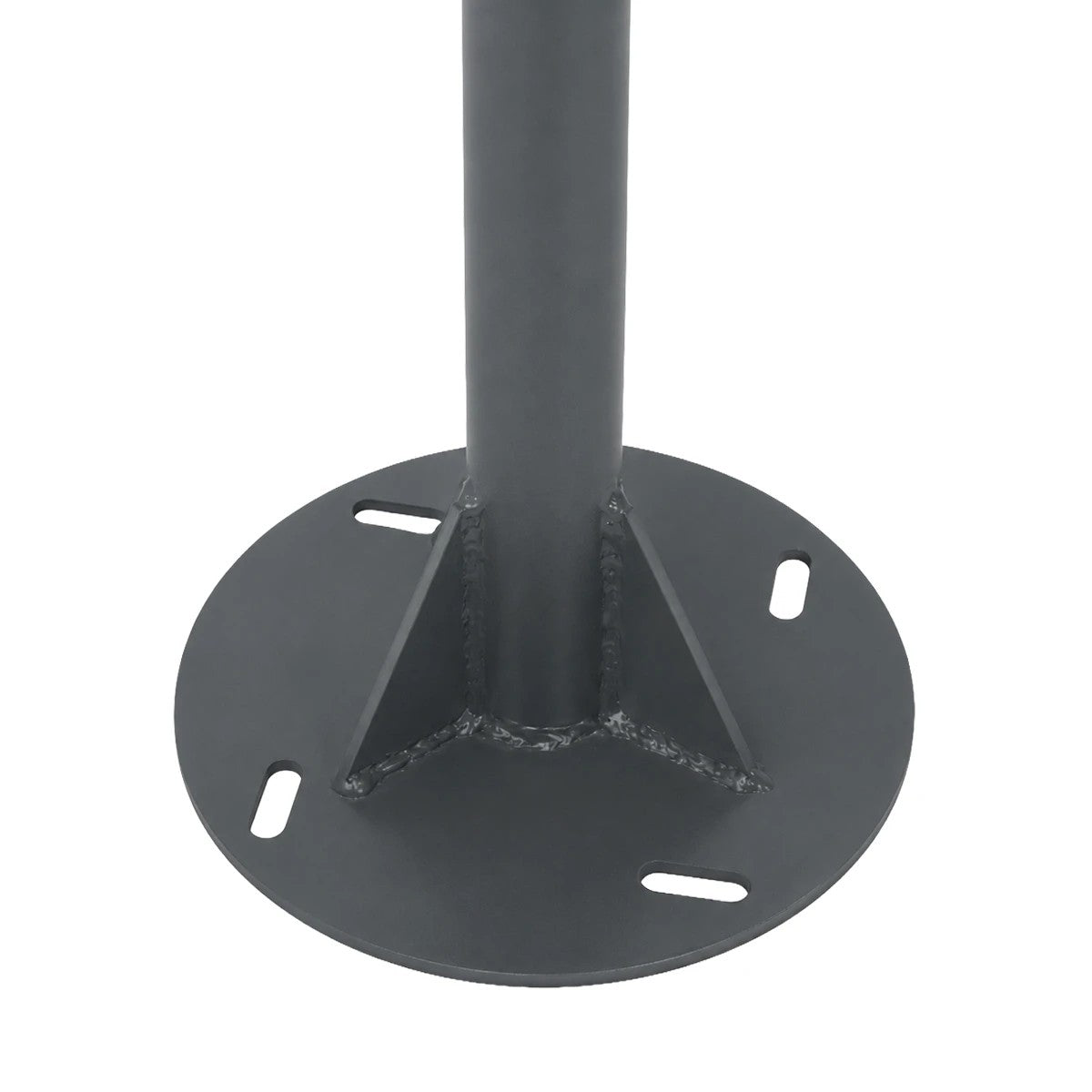 HELIOS-280 GLB-000-0003 Galvanized Steel Lighting Pole for Outdoor Solar Floodlight - RAL 7016 Anthracite Grey - L35 × W25 × H280