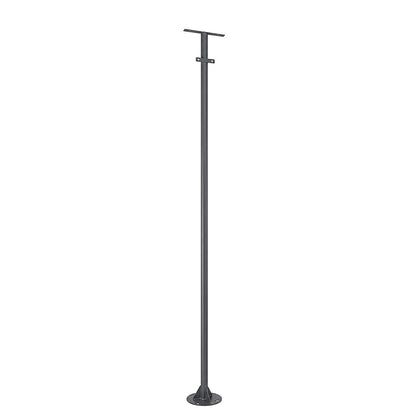HELIOS-280 GLB-000-0003 Galvanized Steel Lighting Pole for Outdoor Solar Floodlight - RAL 7016 Anthracite Grey - L35 × W25 × H280
