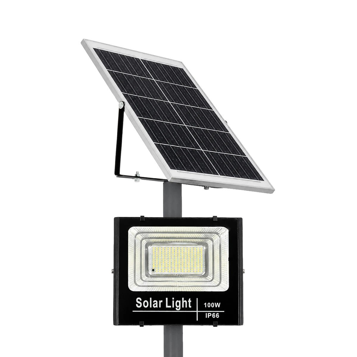 HELIOS-280 GLB-000-0003 Galvanized Steel Lighting Pole for Outdoor Solar Floodlight - RAL 7016 Anthracite Grey - L35 × W25 × H280