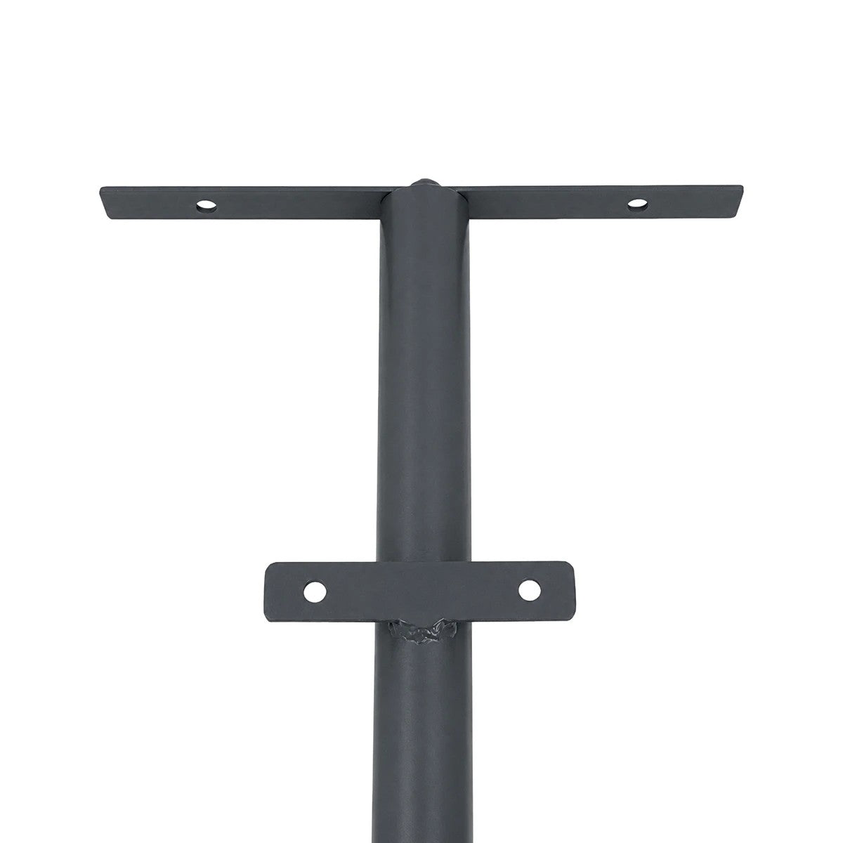 HELIOS-280 GLB-000-0003 Galvanized Steel Lighting Pole for Outdoor Solar Floodlight - RAL 7016 Anthracite Grey - L35 × W25 × H280