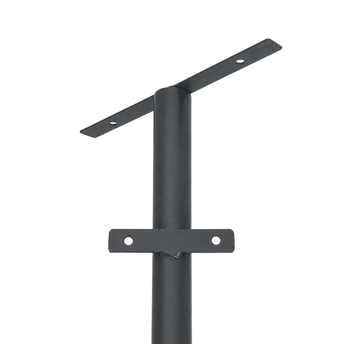 HELIOS-280 GLB-000-0003 Galvanized Steel Lighting Pole for Outdoor Solar Floodlight - RAL 7016 Anthracite Grey - L35 × W25 × H280
