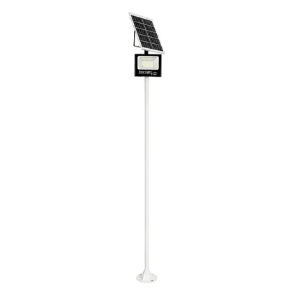 HELIOS-280 GLB-000-0004 Galvanized Metal Lighting Pole for Outdoor Photovoltaic Projector - RAL 9016 Matte White - L35 × W25 × H280