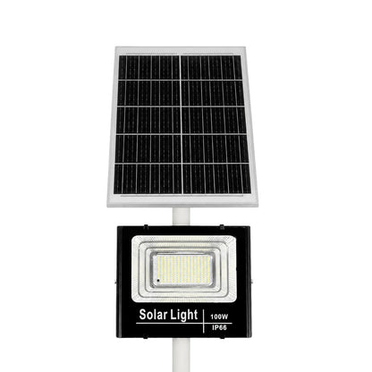 HELIOS-280 GLB-000-0004 Galvanized Metal Lighting Pole for Outdoor Photovoltaic Projector - RAL 9016 Matte White - L35 × W25 × H280