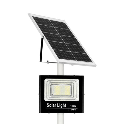 HELIOS-280 GLB-000-0004 Galvanized Metal Lighting Pole for Outdoor Photovoltaic Projector - RAL 9016 Matte White - L35 × W25 × H280