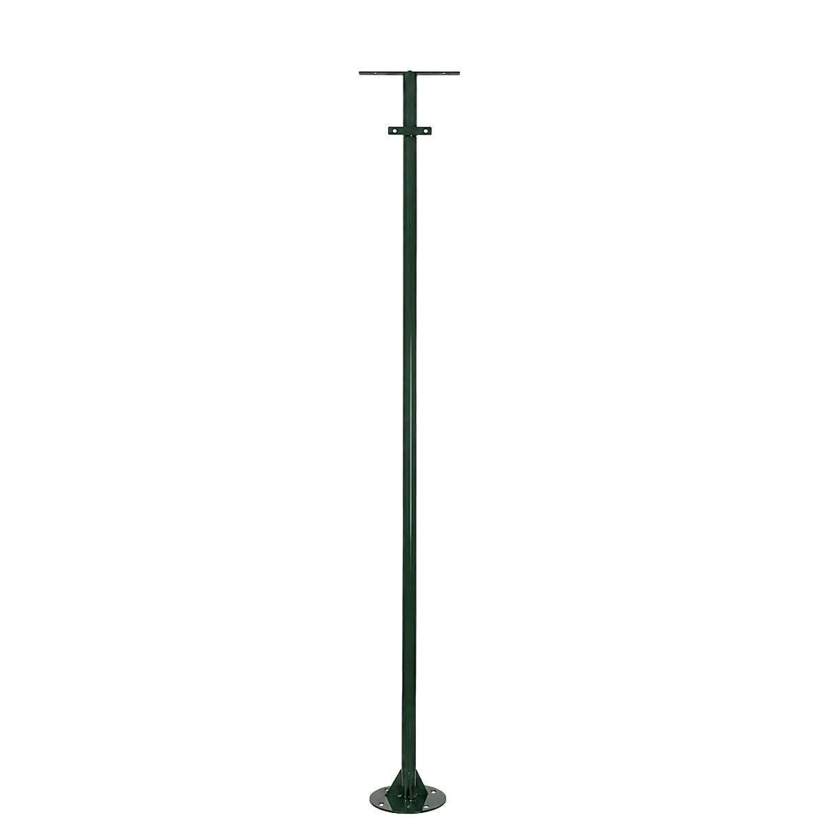 HELIOS-280 GLB-000-0006 Metal Galvanized Lighting Pole for Outdoor Photovoltaic Projector - RAL 6009 Cypress Matt - L35 × W25 × H280