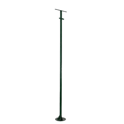 HELIOS-280 GLB-000-0006 Metal Galvanized Lighting Pole for Outdoor Photovoltaic Projector - RAL 6009 Cypress Matt - L35 × W25 × H280