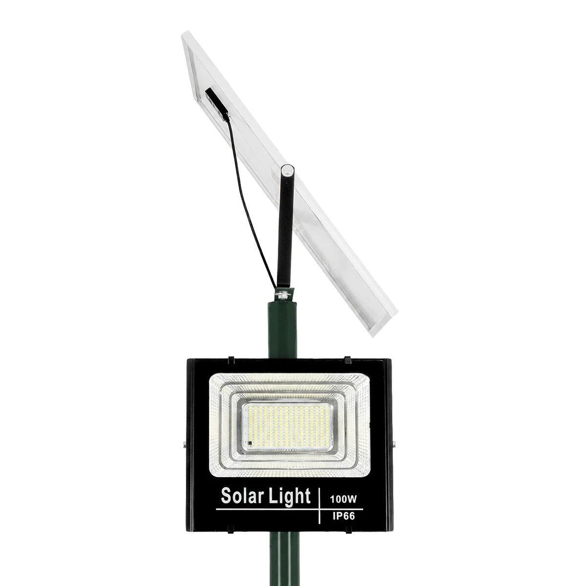 HELIOS-280 GLB-000-0006 Metal Galvanized Lighting Pole for Outdoor Photovoltaic Projector - RAL 6009 Cypress Matt - L35 × W25 × H280