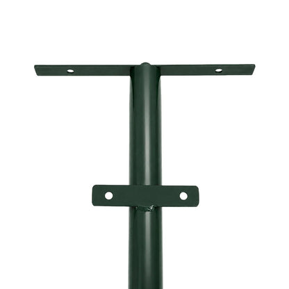 HELIOS-280 GLB-000-0006 Metal Galvanized Lighting Pole for Outdoor Photovoltaic Projector - RAL 6009 Cypress Matt - L35 × W25 × H280