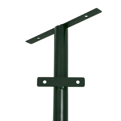 HELIOS-280 GLB-000-0006 Metal Galvanized Lighting Pole for Outdoor Photovoltaic Projector - RAL 6009 Cypress Matt - L35 × W25 × H280