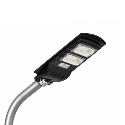 URBANO-280 GLB-000-0007 Galvanized Metal Lighting Pole for Outdoor Solar Street Light - Silver Galvanized - L84 x W25 x H280