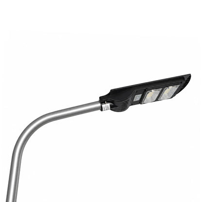 URBANO-280 GLB-000-0007 Galvanized Metal Lighting Pole for Outdoor Solar Street Light - Silver Galvanized - L84 x W25 x H280