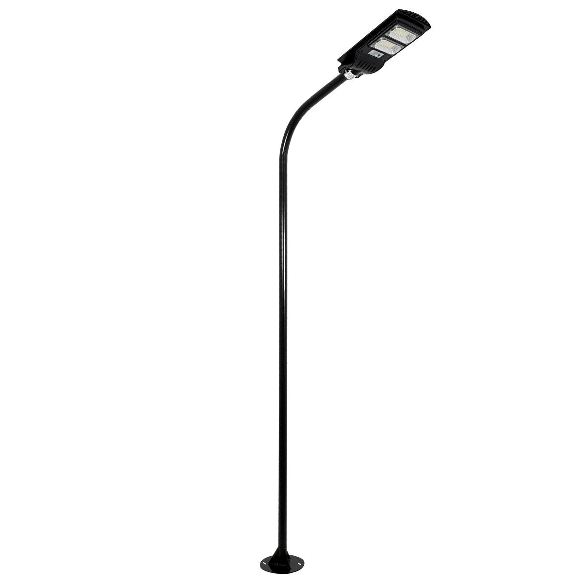 URBANO-280 GLB-000-0008 Μεταλλικός Γαλβανισμένος Στύλος Φωτισμού για Φωτοβολταϊκό Φωτιστικό Δρόμου Εξωτερικού Χώρου - RAL 9005 Μαύρο Ματ - Μ84 x Π25 x Υ280