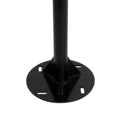 URBANO-280 GLB-000-0008 Μεταλλικός Γαλβανισμένος Στύλος Φωτισμού για Φωτοβολταϊκό Φωτιστικό Δρόμου Εξωτερικού Χώρου - RAL 9005 Μαύρο Ματ - Μ84 x Π25 x Υ280
