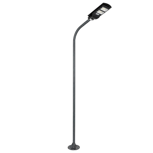 URBANO-280 GLB-000-0009 Μεταλλικός Γαλβανισμένος Στύλος Φωτισμού για Φωτοβολταϊκό Φωτιστικό Δρόμου Εξωτερικού Χώρου - RAL 7016 Γκρι Ανθρακί - Μ84 x Π25 x Υ280
