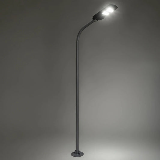 URBANO-280 GLB-000-0009 Μεταλλικός Γαλβανισμένος Στύλος Φωτισμού για Φωτοβολταϊκό Φωτιστικό Δρόμου Εξωτερικού Χώρου - RAL 7016 Γκρι Ανθρακί - Μ84 x Π25 x Υ280