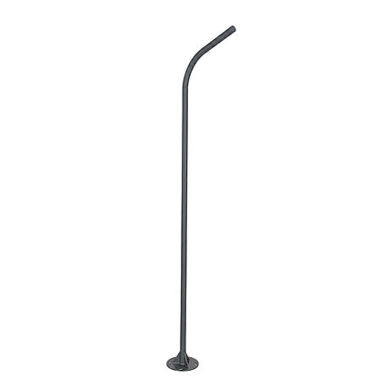 URBANO-280 GLB-000-0009 Galvanized Steel Lighting Pole for Outdoor Solar Street Light - RAL 7016 Anthracite Grey - L84 x W25 x H280