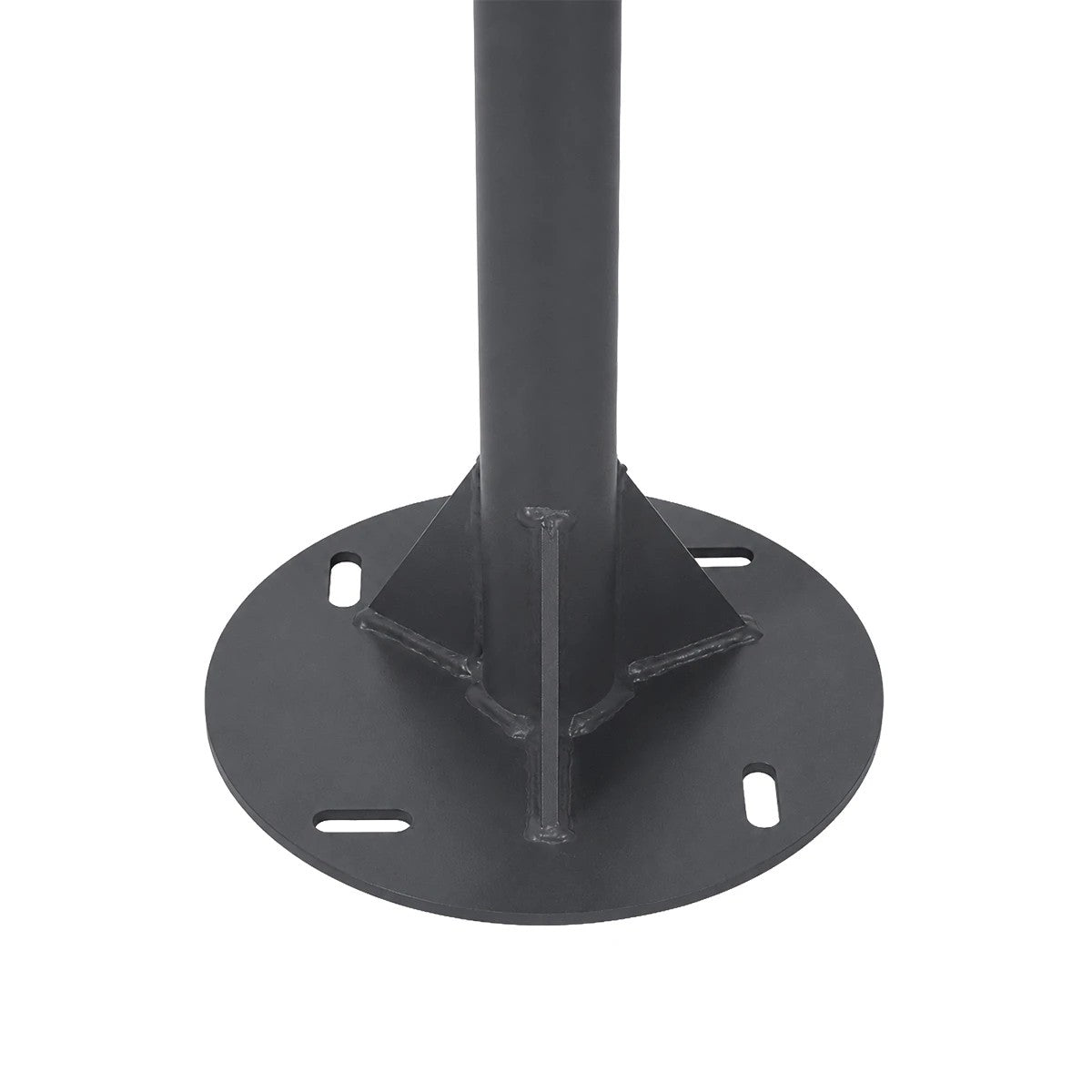 URBANO-280 GLB-000-0009 Galvanized Steel Lighting Pole for Outdoor Solar Street Light - RAL 7016 Anthracite Grey - L84 x W25 x H280