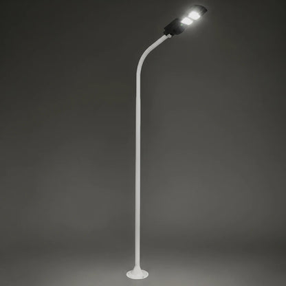 URBANO-280 GLB-000-0010 Μεταλλικός Γαλβανισμένος Στύλος Φωτισμού για Φωτοβολταϊκό Φωτιστικό Δρόμου Εξωτερικού Χώρου - RAL 9016 Λευκό Ματ - Μ84 x Π25 x Υ280