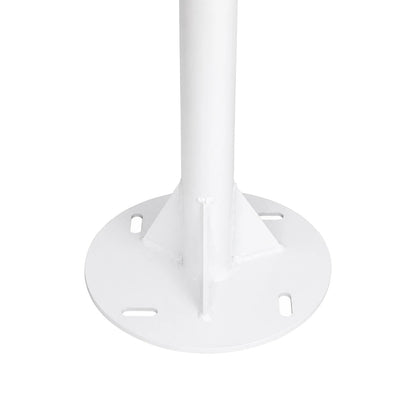 URBANO-280 GLB-000-0010 Μεταλλικός Γαλβανισμένος Στύλος Φωτισμού για Φωτοβολταϊκό Φωτιστικό Δρόμου Εξωτερικού Χώρου - RAL 9016 Λευκό Ματ - Μ84 x Π25 x Υ280