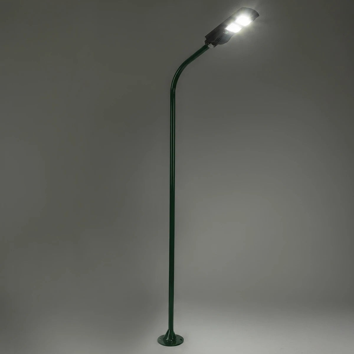URBANO-280 GLB-000-0012 Μεταλλικός Γαλβανισμένος Στύλος Φωτισμού για Φωτοβολταϊκό Φωτιστικό Δρόμου Εξωτερικού Χώρου - RAL 6009 Κυπαρίσσι Ματ - Μ84 x Π25 x Υ280